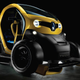 Illustration for article titled This French F1-Inspired Electric City Car Is Insane
